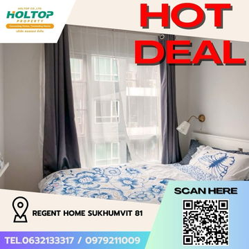#Z1980💥180868🔥Condo for rent Regent Home Sukhumvit 81