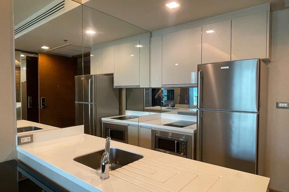 picture 🔥 For Rent !! Rare item !! 🔥Code C20221201442....The Address Sathorn, 1 bedroom, 1 bathroom, high floor 15++, furnished, ready to move in  - 5/7