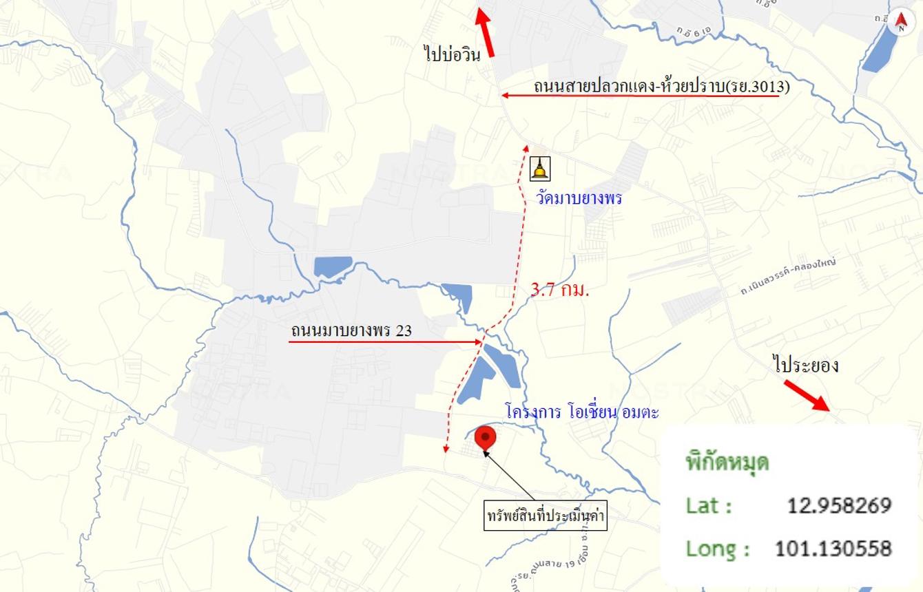 รูป ทาวน์เฮ้าส์ สำหรับขาย โอเชี่ยน อมตะ มาบยางพร ปลวกแดง ระยอง - รูปที่ 14/14