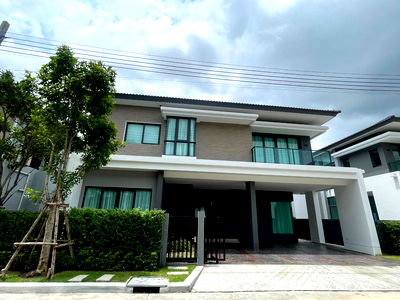 Houses for rent วิทยาลัยบริหารธุรกิจและการท่องเที่ยวกรุงเทพ : For rent: The City Ramintra 3, 4 bedrooms, 5 bathrooms, renting at a price of 120,000 baht per month.