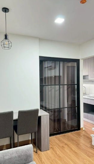 รูป มีเครื่องซักผ้า คอนโด Magnix condo Ramintra 21 แม็กนิกซ์ รามอินทรา 21 แบบ 1 ห้องนอน 24 ตรม. ชั้น 2 พร้อมอยู่ เพียง 9,000 บาท - รูปที่ 2/8