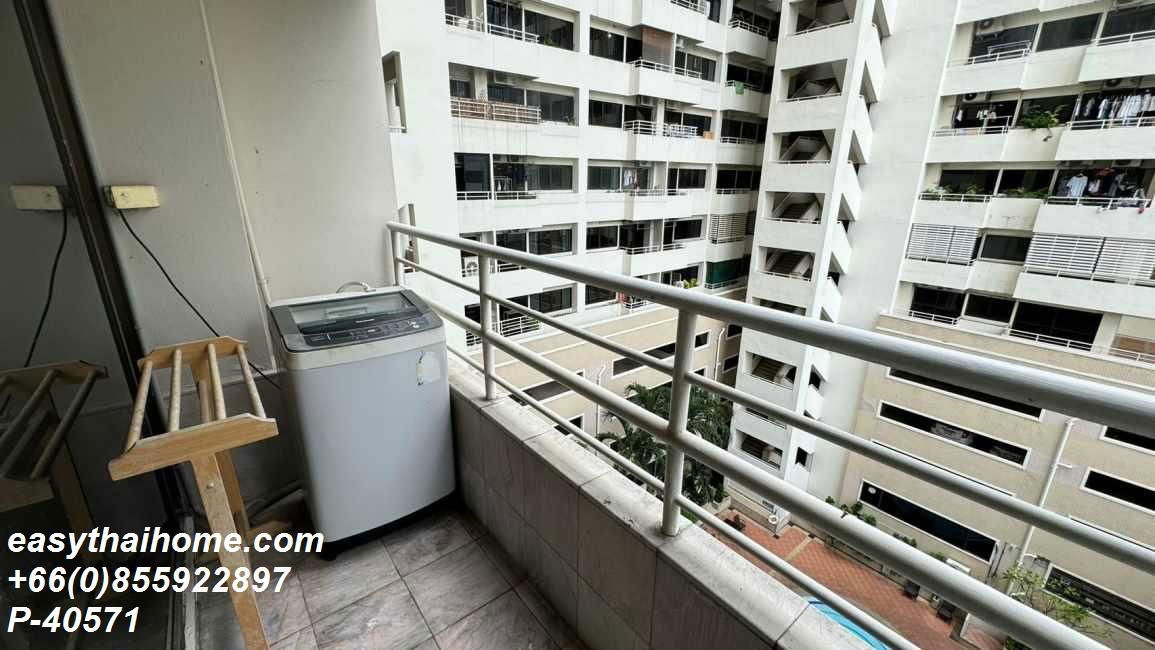 รูป P-40571 ให้เช่าคอนโด สราญใจ แมนชั่น Khlong Toei, Bangkok พร้อมอยู่ ราคาถูก Line Id @easythaihome 085-592-2897 - รูปที่ 14/23