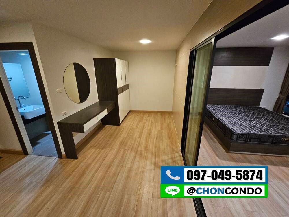รูป Living Avenue ตึกC ชั้น2 บางแสน -------------ห้องใหญ่+วิวสระ------------Tel 097-049-5874 (Line: @choncondo มี@ด้วย) - รูปที่ 2/4