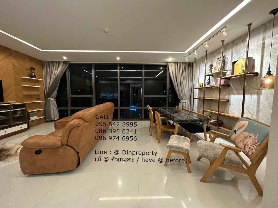 รูป ให้เช่า เดอะบางกอก สาทร 2 ห้องนอน ,BTS สุรศักดิ์ สาทร, สีลม , Line ID: @dinproperty - รูปที่ 2/6