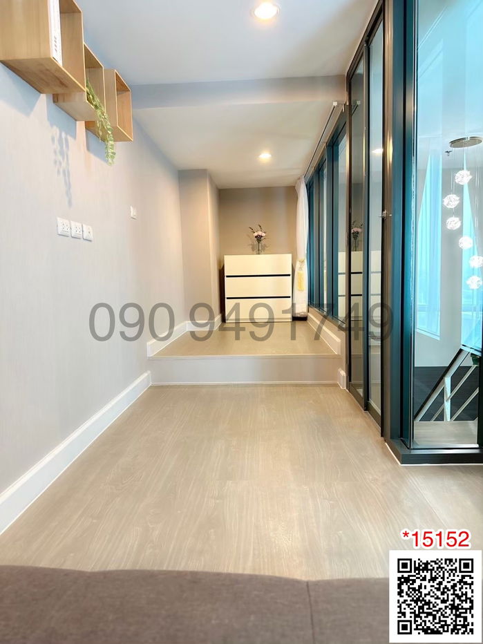 รูป เช่า คอนโด เมโทร สกาย ประชาชื่น type 2 ชั้น ห้องตกแต่งสวย พร้อมเข้าอยู่ ใกล้ MRT สถานีบางซ่อน - รูปที่ 9/15