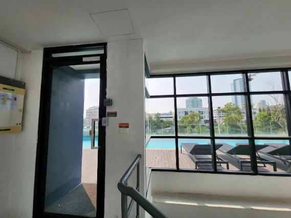 รูป สถานะตามภาพปก **ห้องว่างครับผม 42ตรม. แต่งสวยครัวปิด ใหญ่สุด!!** ให้เช่า The Niche Mono บางนา **แต่งจัดเต็ม มีเครื่องซักผ้าSN431.44 - รูปที่ 33/41