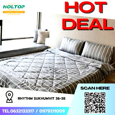Condos for rent : #Z1970💥180868🔥 Condo for rent: Rhythm Sukhumvit 36-38