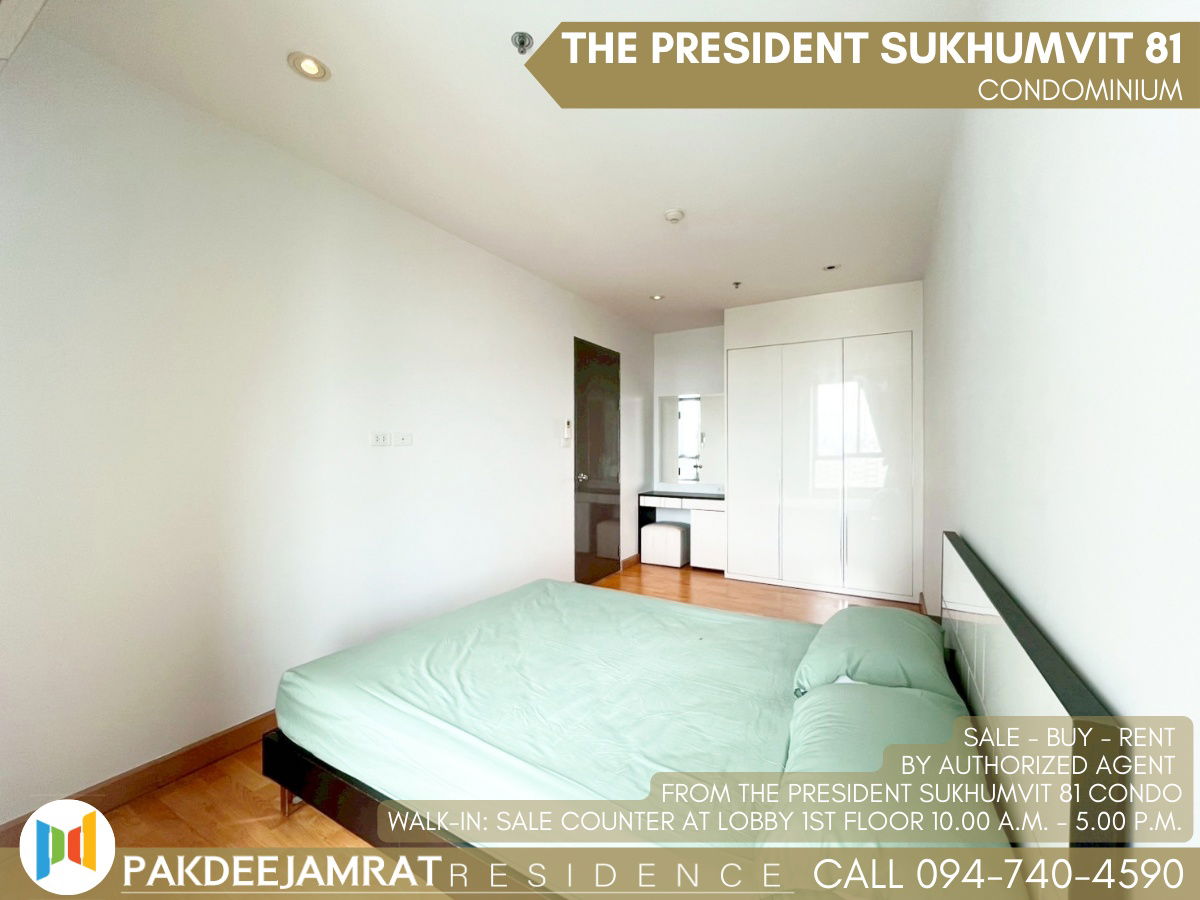 picture Rent The President Sukhumvit 81 1 bedroom 1 bathroom size 35 sq.m. 17,000 baht / month - 3/8
