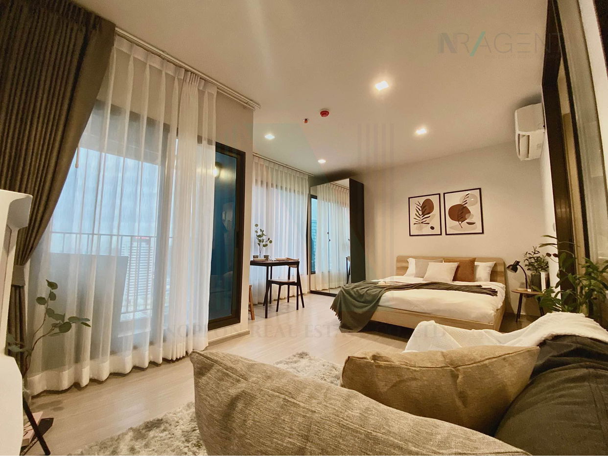 picture 📌 For Rent Condo LIFE ASOKE - RAMA 9 Building B, Floor 34,Studio, Room size 28 sqm - 2/8