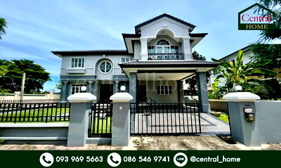 บ้านเดี่ยว เขตบางบอน : บ้านเดี่ยว ลดาวัลย์ เลคโคโลเนียล กาญจนาภิเษก - พระราม 2 หลังมุม