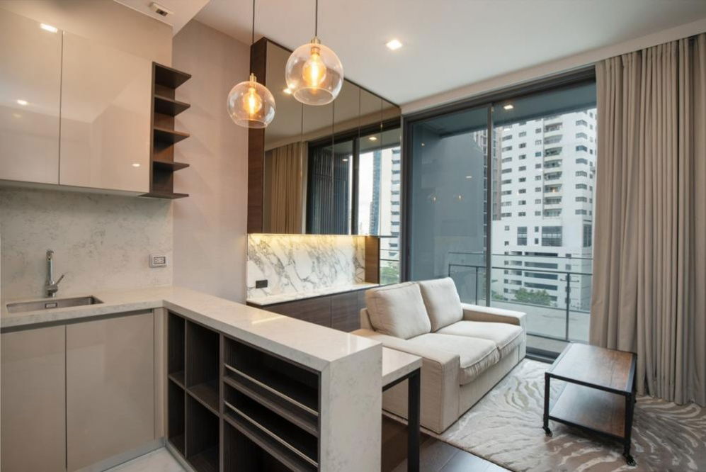 picture 🔥 For Rent !! 🔥 Code C20250800054..........Laviq Sukhumvit 57, 1 bedroom, 1 bathroom, There is a bathtub, furnished, ready to move in 📣📣 - 6/12