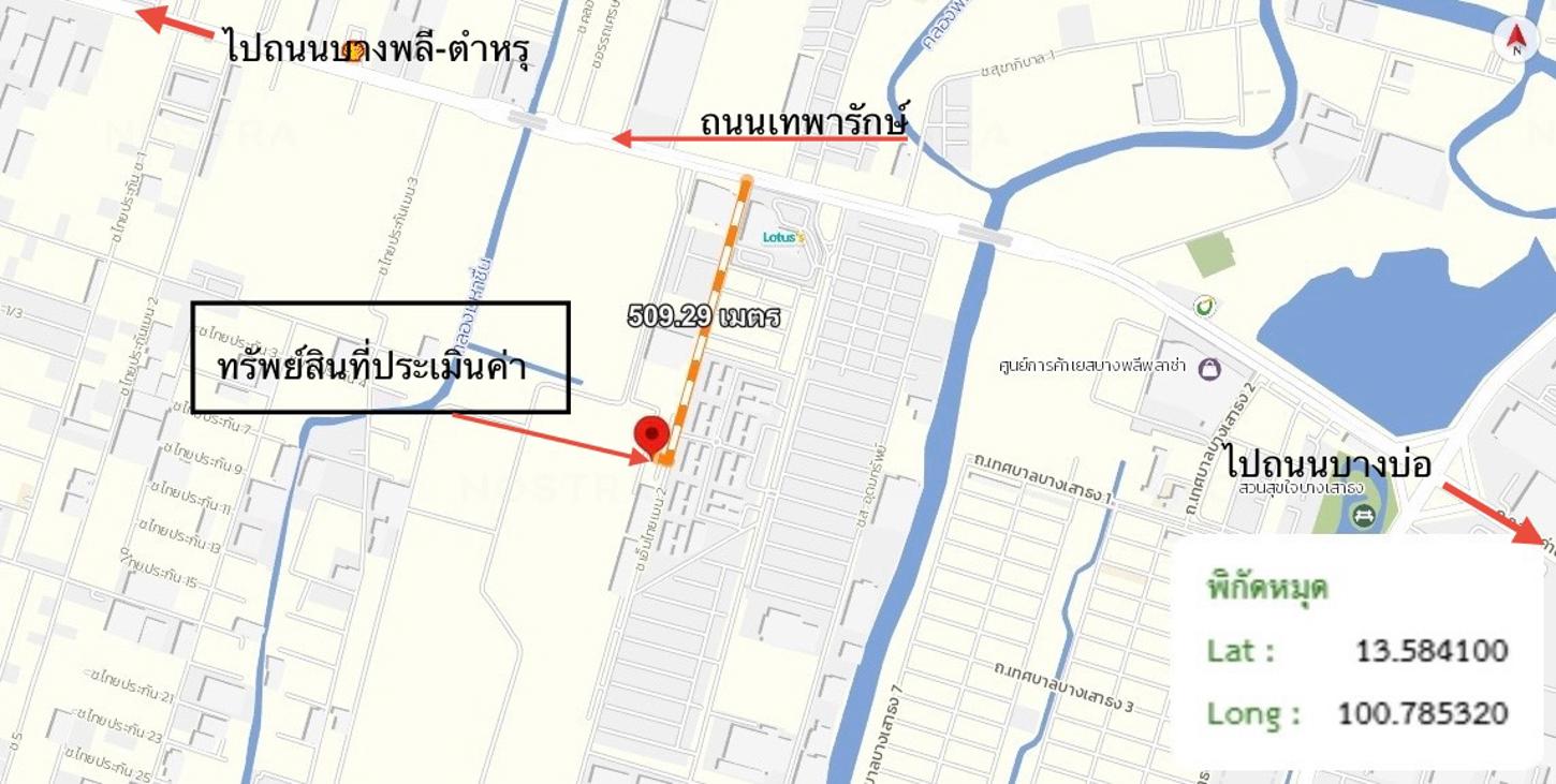 รูป อาคารพาณิชย์ สำหรับขาย - บางเสาธง บางเสาธง สมุทรปราการ - รูปที่ 48/48