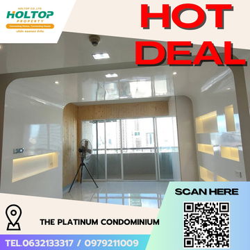 #R5812  🎉 190858  Condo for rent The Platinum Condominium