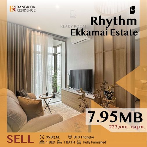 🎉 Limited Units in Central Ekkamai Rhythm ekkamai estate near BTS Ekkamai