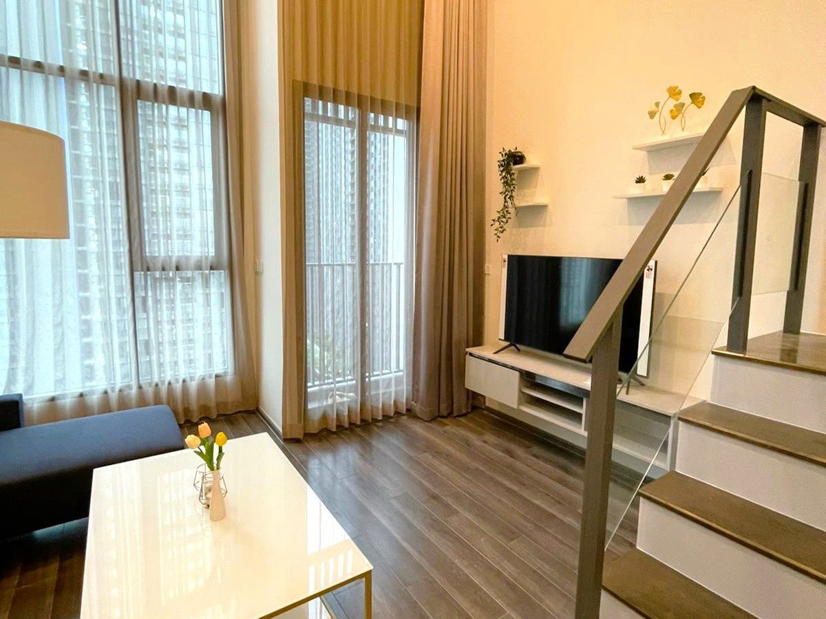 รูป ✨ ให้เช่า ไนท์​บริดจ์​ สเปซ​ พระรา​ม​ 9 คอนโดหรู Duplex Style​ ✨ - รูปที่ 4/10