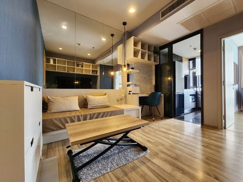 💥💥ให้เช่าคอนโด The Line Jatujak-Mochit 1Bed 34 ตร.ม. ชั้น 28 ห้องสวย แต่งครบ ติด BTS หมอชิต/MRT จตุจักร สนใจ LINE: @atfirm💥💥