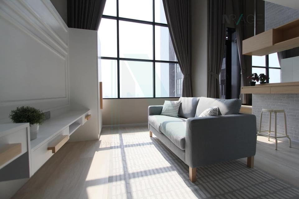 รูป 🚩 ให้เช่าคอนโด ไนท์บริดจ์ ไพร์ม สาทร อาคาร 1 ชั้น 33 Duplex ขนาด 40.00 ตรม ใกล้ Empire Tower - รูปที่ 2/8