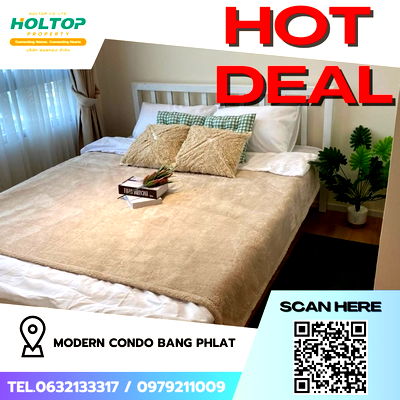 Condos for rent : #Z1987💥180868🔥Condo for rent: Modern Condo Bang Phlat