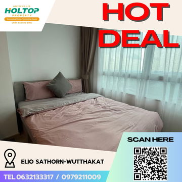 #R5792 🎉 190868 ให้เช่าคอนโด Elio Sathorn-Wutthakat 