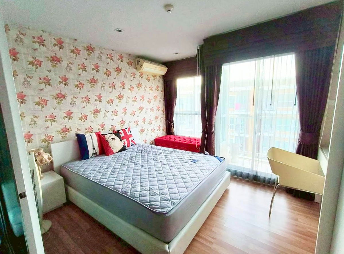 รูป code : B21 ให้เช่าคอนโด วี คอนโด เลียบด่วน เอกมัย-รามอินทรา (We Condo Ramindra Expressway) | ตึก D ชั้น 8 ห้องมุมวิวสวน เงียบสงบ เป็นส่วนตัว - รูปที่ 3/7