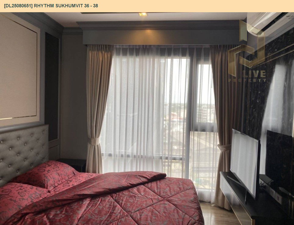 picture DL25080651 Condo for rent, Rhythm Sukhumvit 36 - 38 near BTS Thong Lo, ready to move in, call urgently 0656133286 LineID @534wlwof - 6/9