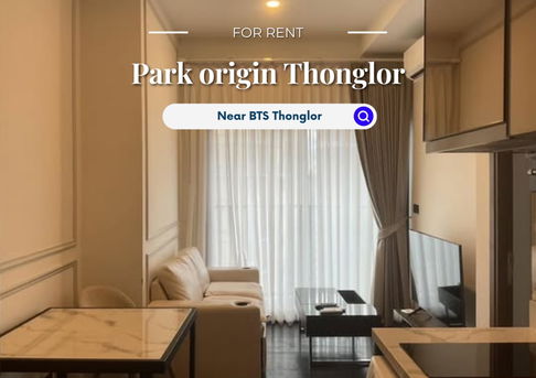 Park Origin Thonglor | Price 34,000 baht | Beautiful room, new room, fully furnished, ready to move in