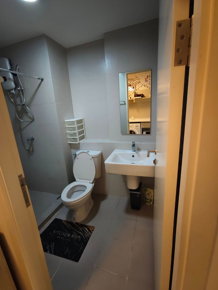 picture Condo Aspire Lat Phrao 113 (Studio) 8th floor, near - MRT Yellow Line, Bang Kapi Station, 100 meters. - 5/9