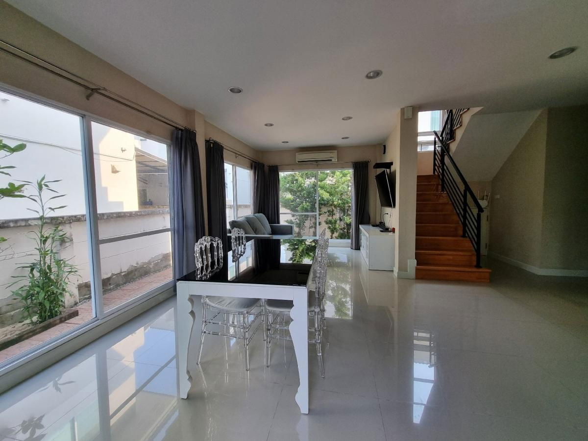 picture 💥CP-8582💥 Single house for rent, Life Bangkok Boulevard Wongwaen - Rama 9 project, fully furnished and equipped with appliances 👉 Add Line @rangrak - 17/39
