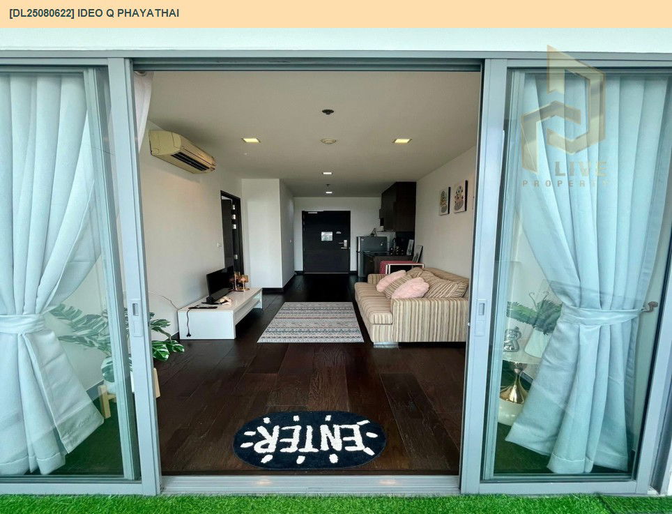 รูป DL25080622 ให้เช่าคอนโด ไอดีโอ คิว พญาไท (IDEO Q Phayathai) ใกล้ BTS พญาไท พร้อมเข้าอยู่ โทรด่วน 0638692663 LineID @534wlwof - รูปที่ 9/17