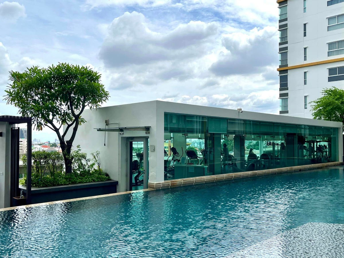 รูป (ว่าง1กันยายน68)ให้เช่าThe Parkland Taksin Thapra - 1นอน 36ตรม. ชั้น15 ตึกB - Line:@hac55 - รูปที่ 5/10