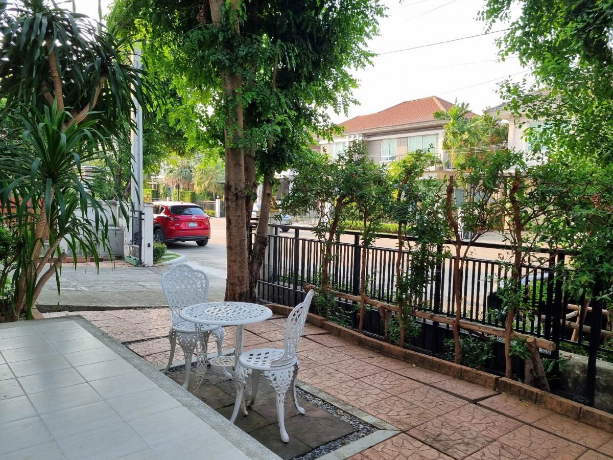 picture 💥CP-8582💥 Single house for rent, Life Bangkok Boulevard Wongwaen - Rama 9 project, fully furnished and equipped with appliances 👉 Add Line @rangrak - 36/39