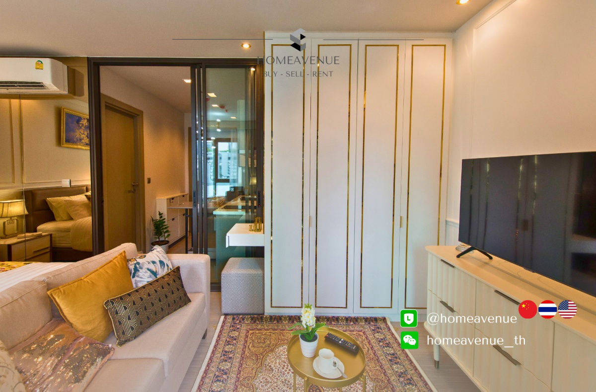 picture Condo for rent at Life Asoke - Rama 9✨ Newly renovated, ready to move in! 🚇 Next to MRT Rama 9 📲 Line: @homeavenue | Special price 💥HA-1406 - 7/10
