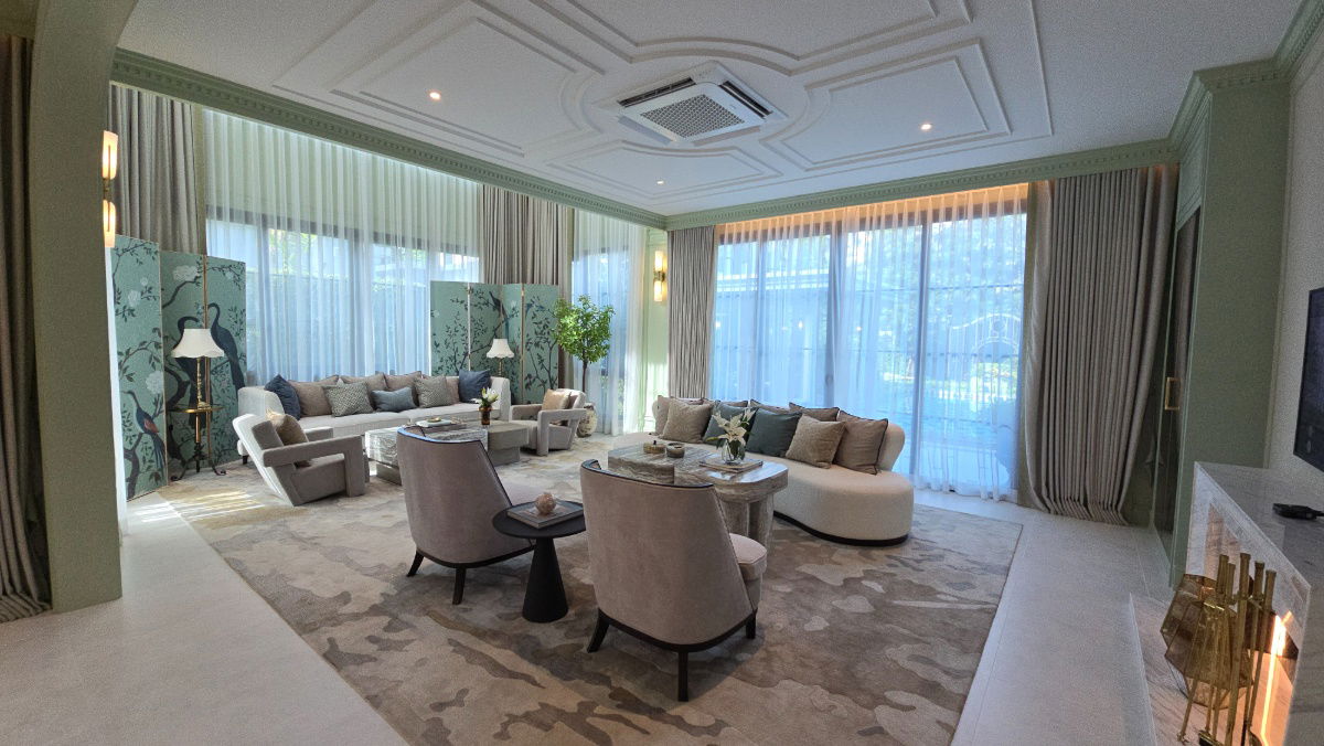 รูป เหนือระดับแห่งการอยู่อาศัย บ้านหรู 137.0 ล้านบาท แต่งครบ พร้อมสระว่ายน้ำส่วนตัว บนแปลงมุมที่ดินใหญ่พิเศษ โครงการณริณสิริ กรุงเทพกรีฑา - รูปที่ 14/48