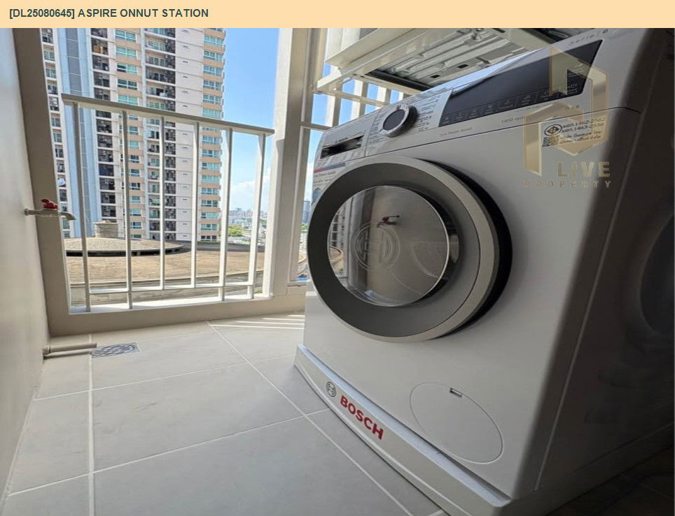 picture DL25080645 Condo for rent, Aspire Onnut Station near -, ready to move in, call urgently 0656133286 LineID @655ebbvc - 9/10