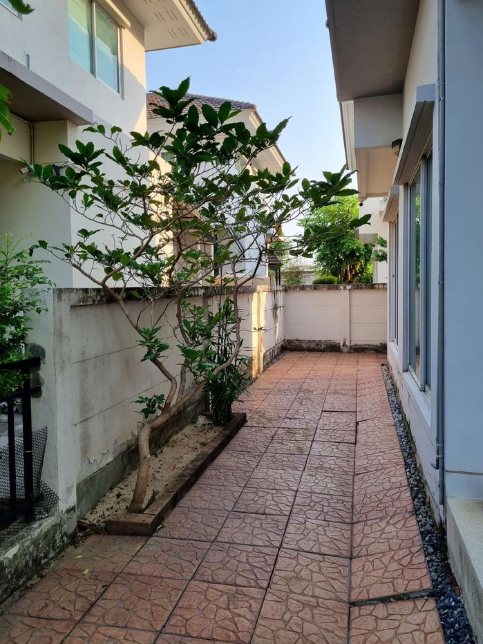 picture 💥CP-8582💥 Single house for rent, Life Bangkok Boulevard Wongwaen - Rama 9 project, fully furnished and equipped with appliances 👉 Add Line @rangrak - 37/39