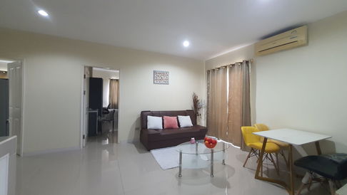 cd1805 ให้เช่าคอนโด 2 ห้องนอน ห้องสวย รีโนเวทใหม่ ราคาถูก คอนโด ภัทราภา เพลส ใกล้ม.เอแบค บางนา