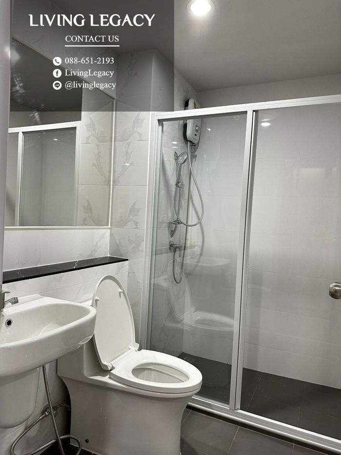 picture SHFS75 Condo For Rent RYE Huamark 30 Sq.M. Floor 5 Building A line id : @livinglegacy - 8/8