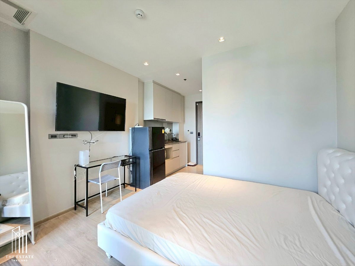 picture Condo for RENT *Whizdom Station Ratchada Thapra Don't miss! High floor 10+, great view, fully furnished, ready to move in @10,500 Baht - 3/7