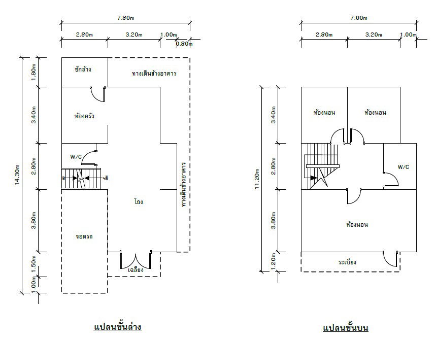 รูป ทาวน์เฮ้าส์ เนื้อที่ทั้งหมด 126.4 ตารางเมตร 186/28 หมู่บ้านชมกรีนวิว ตำบลบ้านพรุ อำเภอหาดใหญ่ สงขลา ราคา 2,563,000 บาท - รูปที่ 12/13