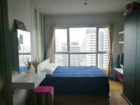 🥳[Rent-RAR2508-2131] Hive Sathorn. Fl.28th*Washing machine *Next to BTS Krung Thon Buri💚Line id: @thefirstagent**