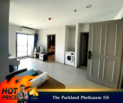 Condos for rent : For rent  " The Parkland Phetkasem 56 " 2 Bedroom , Conner , ready to move in /ask more info  LineID:@thirdproperty
