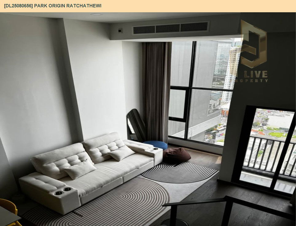 picture DL25080656 Condo for rent, PARK ORIGIN RATCHATHEWI near BTS ราชเทวี, ready to move in, call urgently 0656133286 LineID @655ebbvc - 4/6