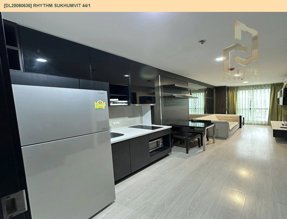 รูป DL25080636 ให้เช่าคอนโด ริทึ่ม สุขุมวิท 44/1 (Rhythm Sukhumvit 44/1) ใกล้ BTS พระโขนง พร้อมเข้าอยู่ โทรด่วน 0638692663 LineID @534wlwof - รูปที่ 6/12