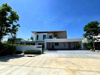 เช่าบ้านเดี่ยว เขตบางขุนเทียน : HU6729 บ้านเดี่ยวให้เช่า มัณฑนา 100+ พระราม 2-บางขุนเทียน กรุงเทพมหานคร
