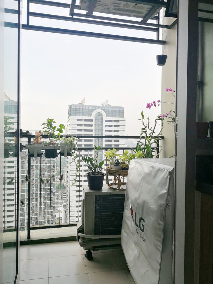picture 🥳[Rent-RAR2508-2131] Hive Sathorn. Fl.28th*Washing machine *Next to BTS Krung Thon Buri💚Line id: @thefirstagent** - 7/13