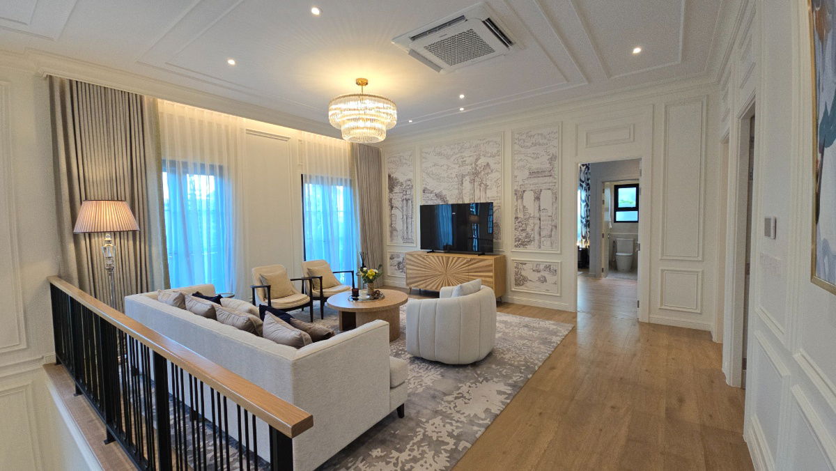 รูป เหนือระดับแห่งการอยู่อาศัย บ้านหรู 137.0 ล้านบาท แต่งครบ พร้อมสระว่ายน้ำส่วนตัว บนแปลงมุมที่ดินใหญ่พิเศษ โครงการณริณสิริ กรุงเทพกรีฑา - รูปที่ 30/48