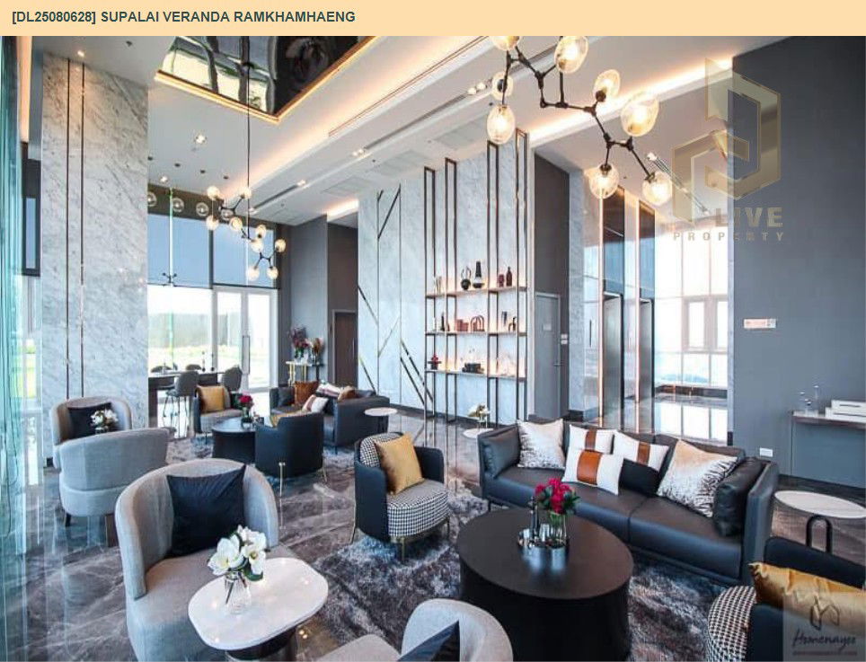 picture DL25080628 Condo for rent, Supalai Veranda Ramkhamhaeng near MRT ราชมังคลา, ready to move in, call urgently 0656133286 LineID @655ebbvc - 10/13