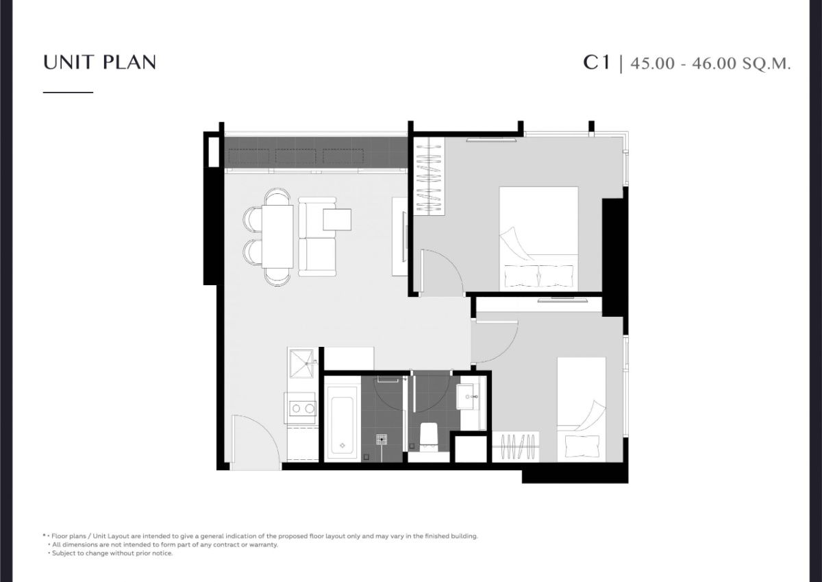 picture 📌📌 Urgent Rent!!! PARK ORIGIN THONGLOR 2-Bedroom Unit 🔰 Size: 45 sq.m. 🔰 Great Price 📌📌 - 2/7