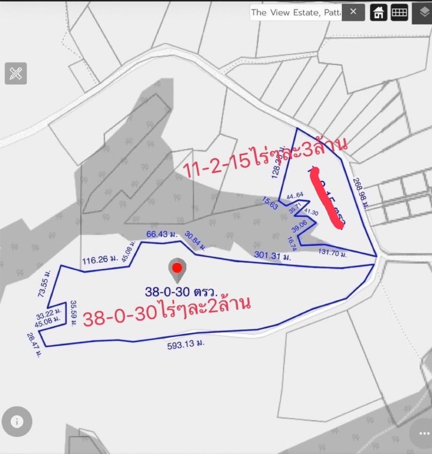 picture Land for sale next to a concrete road, Pong Subdistrict, near Highway 36, Pattaya - Rayong - 1/2