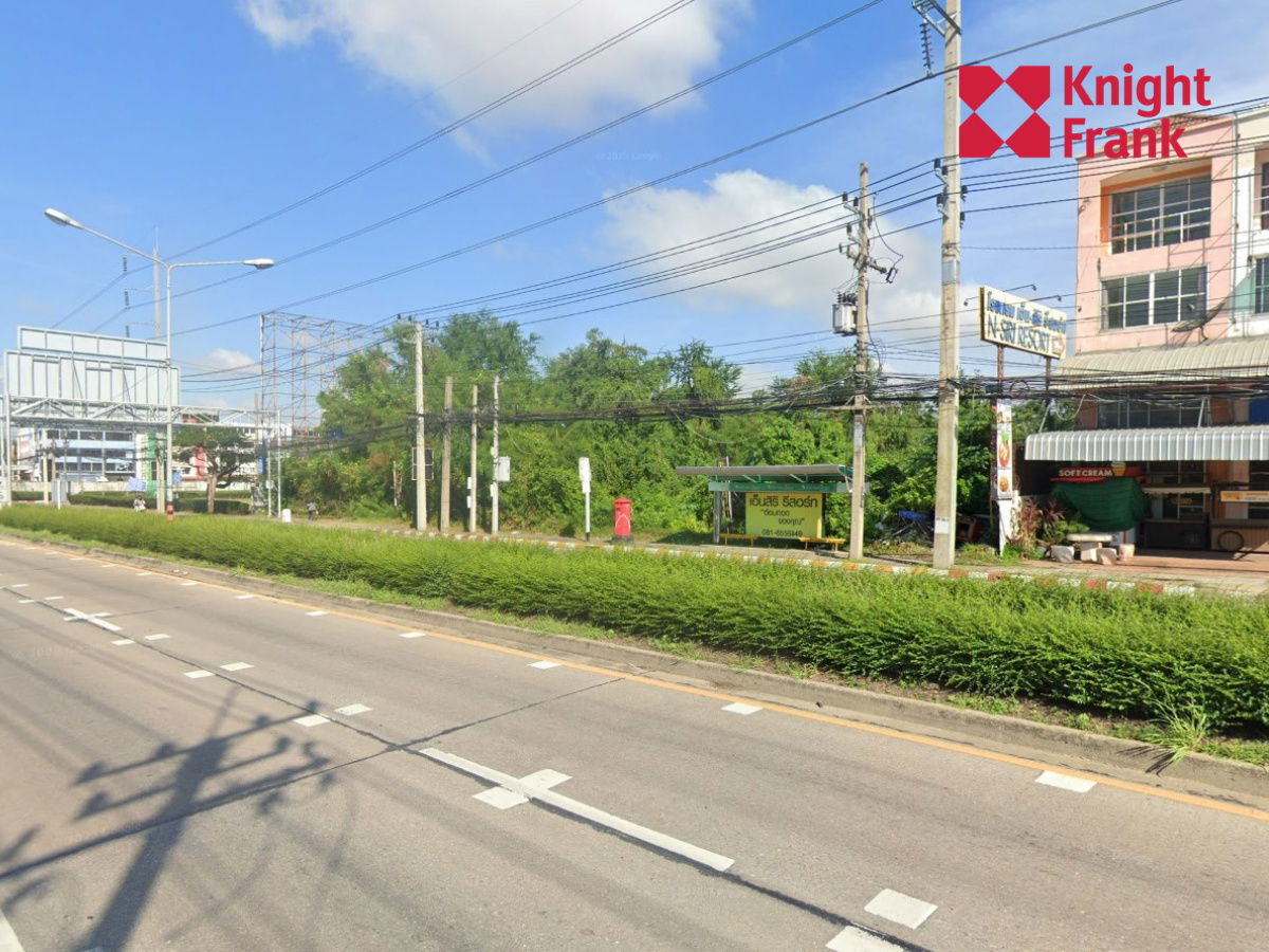 รูป ขายที่ดินทำเลดี 14 ไร่ ติดถนนลำลูกกา ใกล้ Big C ลำลูกกา (คลอง 4) - รูปที่ 3/4